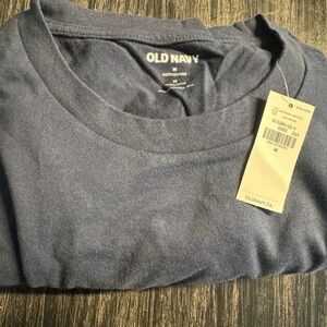 Old Navy navy long sleeve tshirt size M men’s brand new tags on